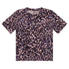 Tričko krátky rukáv Mons Royale Icon Merino T-Shirt Women Rock Leopard