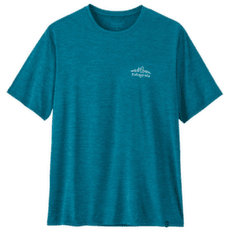 Tričko krátky rukáv Patagonia Cap Cool Daily Shirt - Cloud Crag Men Glacial Blue - Light Glacial Blue X-Dye