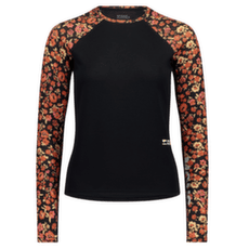 Tričko dlhý rukáv Mons Royale Bella Merino Long Sleeve Women Ditzy Camo / Black