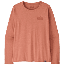 Tričko dlhý rukáv Patagonia L/S Cap Cool Daily Graphic Shirt Women Strataspire: Moment Pink X-Dye