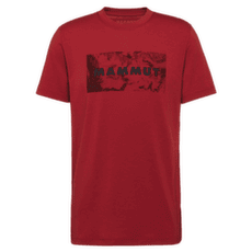 Tričko krátky rukáv Mammut Trovat T-Shirt Men Logo 3818 dark mammut red