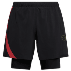 Kraťasy La Sportiva FLOW 5" SHORT Men Black/Yellow