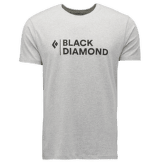 Tričko krátky rukáv Black Diamond Mini Stacked SS Tee Men Nickel Heather