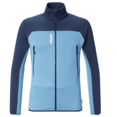 Mikina Millet FUSION GRID JACKET MEN CORONET BLUE/SAPHIR