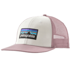Šiltovka Patagonia P-6 Logo Trucker Hat White w/Quiet Violet