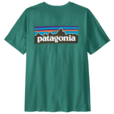 Tričko krátky rukáv Patagonia P-6 Logo T-Shirt Men Gem Green