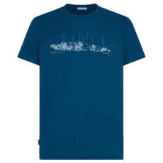 Tričko krátky rukáv Icebreaker Merino 150 Tech Lite SS Tee The Peaks Men ATLANTIS
