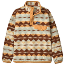 Mikina Patagonia Lightweight Synch Snap-T Pullover Kids Diamond Stripe: Flurry Green