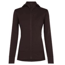 Mikina Icebreaker Merino 260 Quantum IV LS Zip Hoodie Women BITTERSWEET