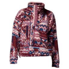 Mikina Columbia Helvetia™ II Printed Cropped Half Snap Women Antique Mauve, Geomix 555