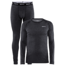 Set Craft Core Wool Merino Set Men 998000 Black Melange