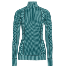 Tričko dlhý rukáv Kari Traa Smekker H/Z Women PEACO/PEACOCK