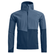 Bunda Ortovox VENET SOFTSHELL HOODED JACKET MEN 57501 Light Nunatak