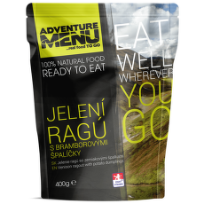 Strava Adventure Menu Jelení ragú s bramborovými špalíčky