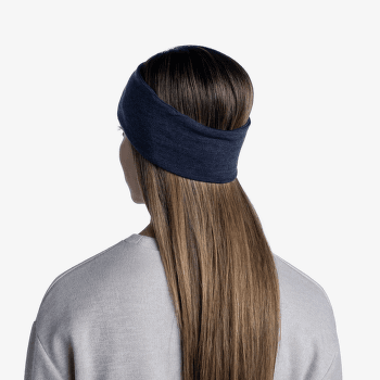 Čelenka Buff 2 L Midweight Merino Wool Headband ROSEWOOD MELANGE
