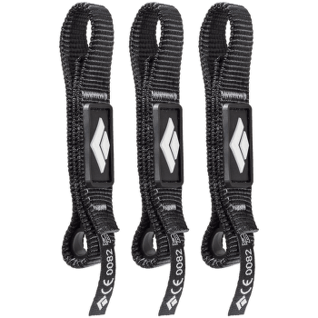 Expresná slučka Black Diamond DIAMOND DOGBONE 12 cm 3-PACK