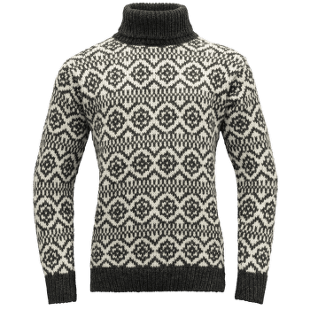 Sveter Devold Hoddevik Wool High Neck Men 940B ANTHRACITE/FALCON