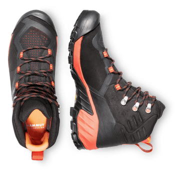 Topánky Mammut Sapuen High GTX® Women black-dark salmon 00719