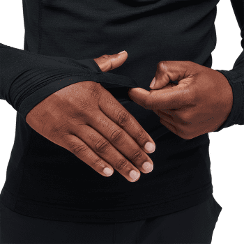 Mikina Black Diamond Coefficient LT Quarter Zip Men Black