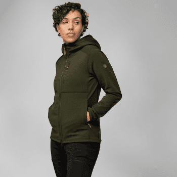 Bunda Fjällräven Keb Fleece Hoodie Women Black