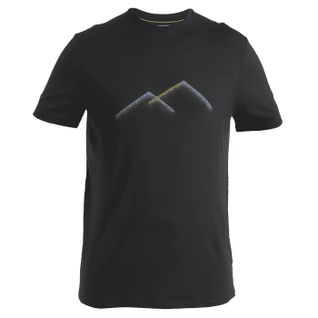 Tričko krátky rukáv Icebreaker Merino 150 Tech Lite III SS Tee Peak Glow Men Black