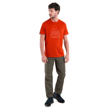 Tričko krátky rukáv Icebreaker Merino 150 Tech Lite III SS Tee Sunset Camp Men Molten