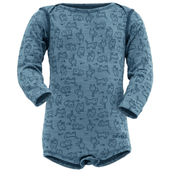Overal Devold Duo Active Merino Body Baby 313A MOON