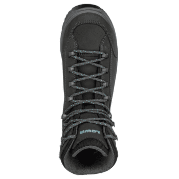 Topánky Lowa Renegade Evo GTX Mid Wide Women asphalt/turquoise