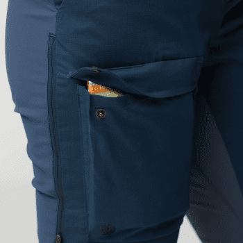 Nohavice Fjällräven Abisko Hybrid Trail Trousers Women Black