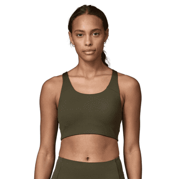 Podprsenka Patagonia Shadowlite High-Impact Adjustable Bra Moon Tripper: Blue Sage