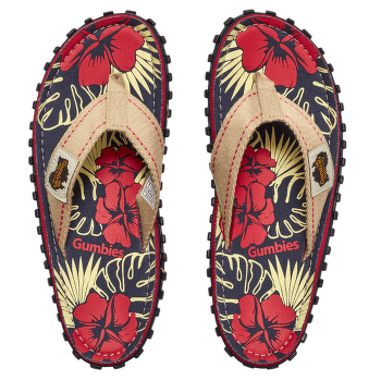 Žabky Gumbies Gumbies Denim Hibiscus Denim Hibiscus