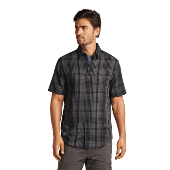 Košeľa krátky rukáv Icebreaker Merino 125 Cool-Lite™ Steveston SS Shirt Plaid Men DK LODEN/BITTERSWEET/P