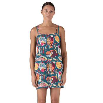 Overal Patagonia Tidal Threads Romper Women Wrasse: Wetland Blue