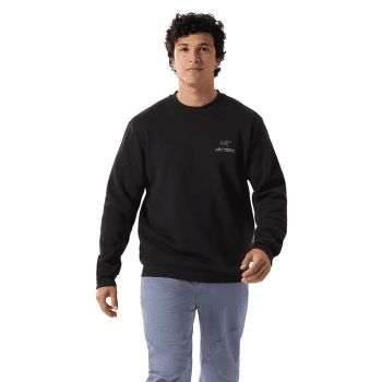 Mikina Arcteryx Emblem Fleece Crew Men Black