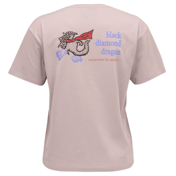 Tričko krátky rukáv Black Diamond Dragon SS Tee Women Pale Mauve