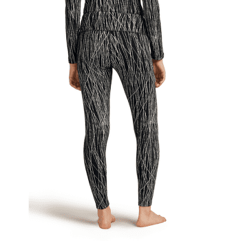 Legíny Icebreaker Merino 260 Tech Vertex High Rise Leggings Delta Women BLACK/SNOW/J