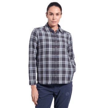 Košeľa dlhý rukáv La Sportiva RAMBLER LINED FLANNEL SHIRT WOMEN Night Sky/Chalk