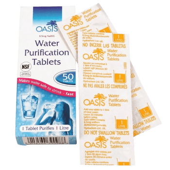 Dezinfekcia Yate OASIS Water purification tablets