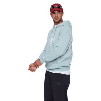 Mikina Mammut MAMMUT BASE ML HOODY MEN CLASSIC nebla