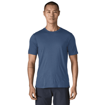 Tričko krátky rukáv Patagonia Cap Cool Merino Blend Shirt Men Black