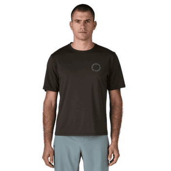 Tričko krátky rukáv Patagonia Cap Cool Daily Shirt - Spoke Stencil Men Gumtree Green - Light Gumtree Green X-Dye