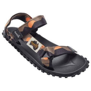 Sandále Gumbies Scrambler Sandal - Khaki & Orange Khaki / Orange