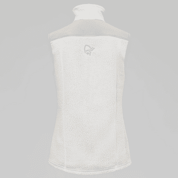 Vesta Norrona trollveggen warm3 Vest Women Whisper White/Oatmeal
