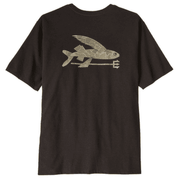 Tričko krátky rukáv Patagonia Flying Fish Responsibili-Tee Men Den Brown: Coastal Edge