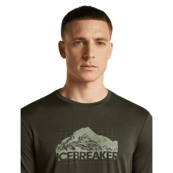 Tričko dlhý rukáv Icebreaker Merino 150 Tech Lite LS Tee Aoraki Explorer Men DK LODEN