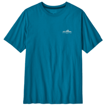 Tričko krátky rukáv Patagonia FITZ ROY FOOTHILLS T-SHIRT Men Glacial Blue
