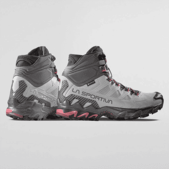 Topánky La Sportiva Ultra Raptor II Mid Leather Wide GTX Women Cloud/Redwood