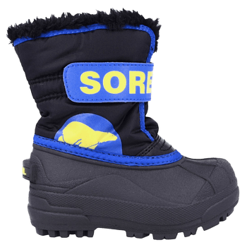 Topánky Sorel Childrens Snow Commander Black, Super Blue 11