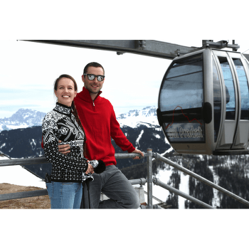 Pulóver (3/4 zapínanie) Kama Sweater 4105 black 110