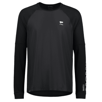 Tričko dlhý rukáv Mons Royale Tarn Merino Shift Wind Jersey Men Black